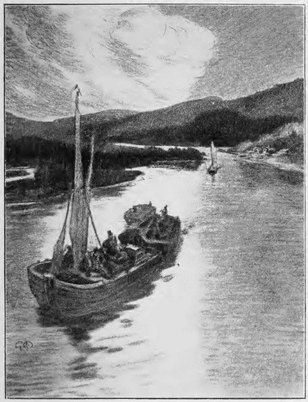 Paesaggio con barca
